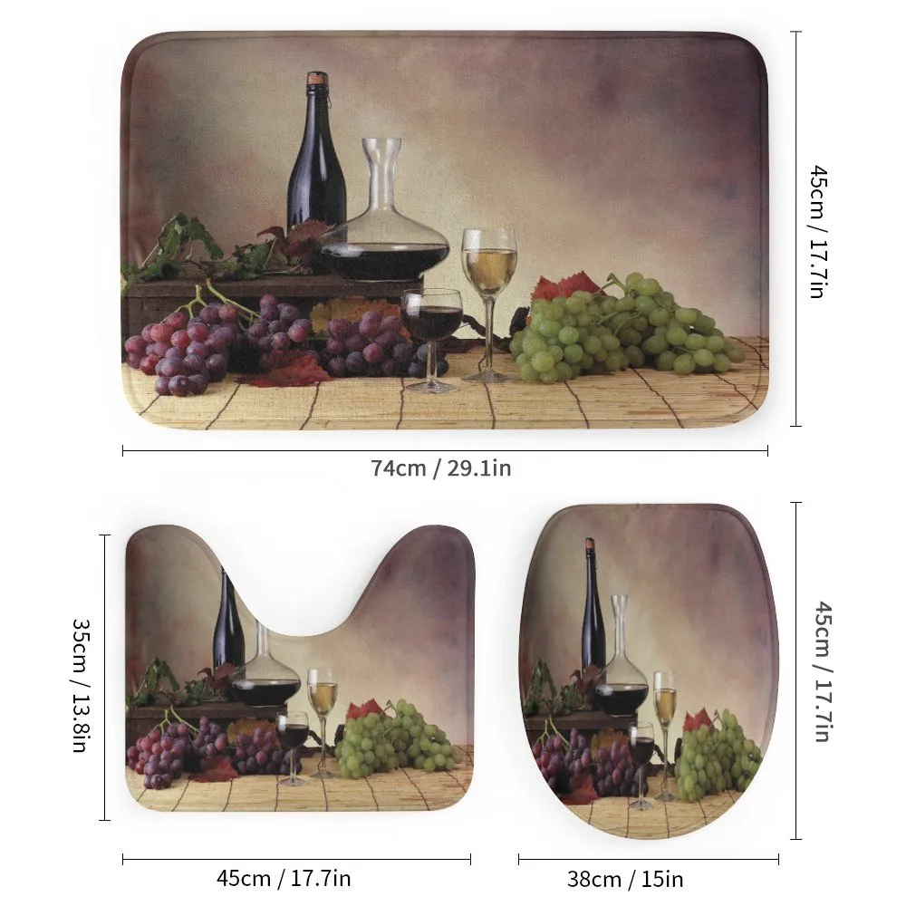 Grapes Wines Bottles Glasses — Detail 1