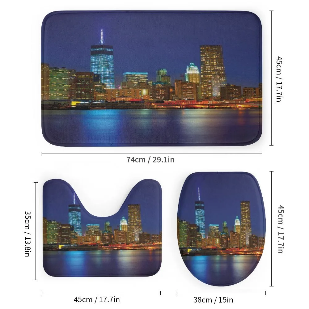 Manhattan Sunset Skyline — Detail 1