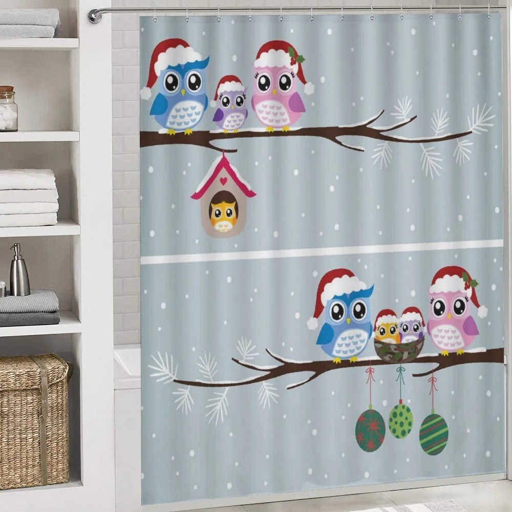 Owls with Santa Hats — Detail 4