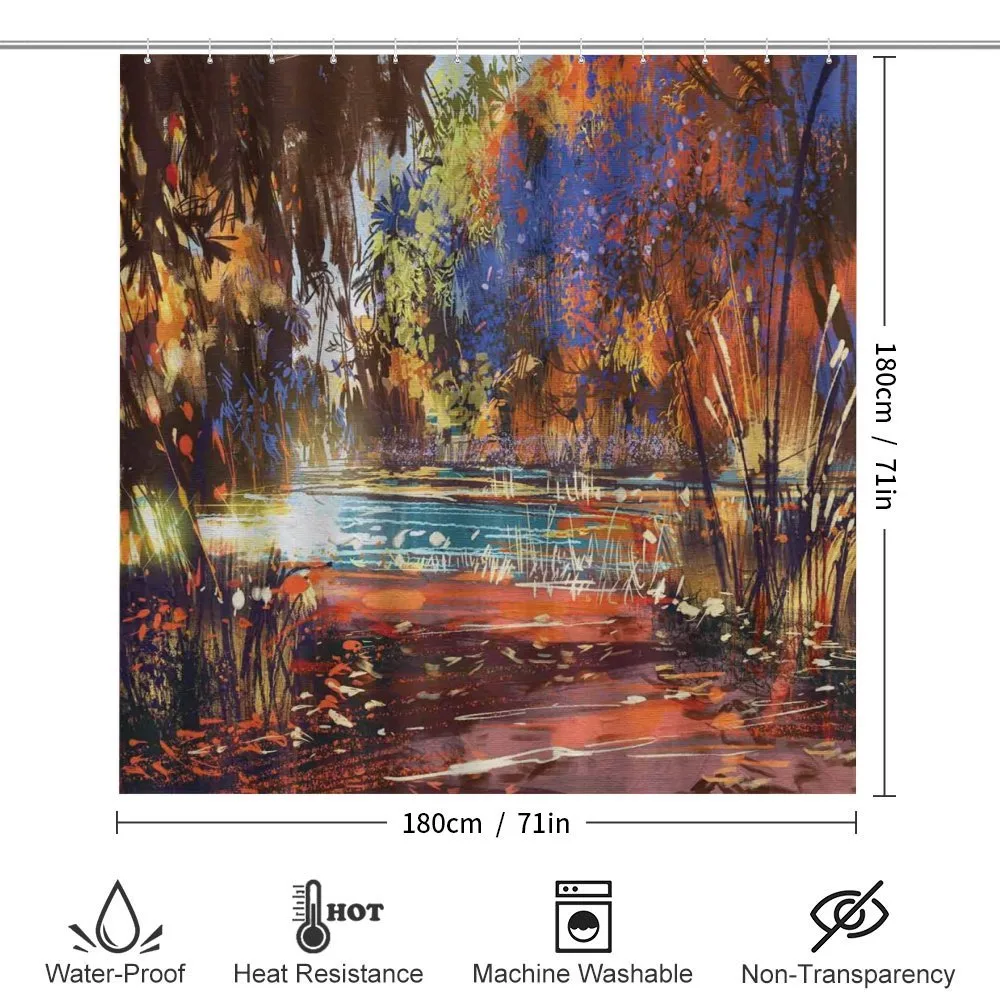 Painting Nature Pond — Detail 2