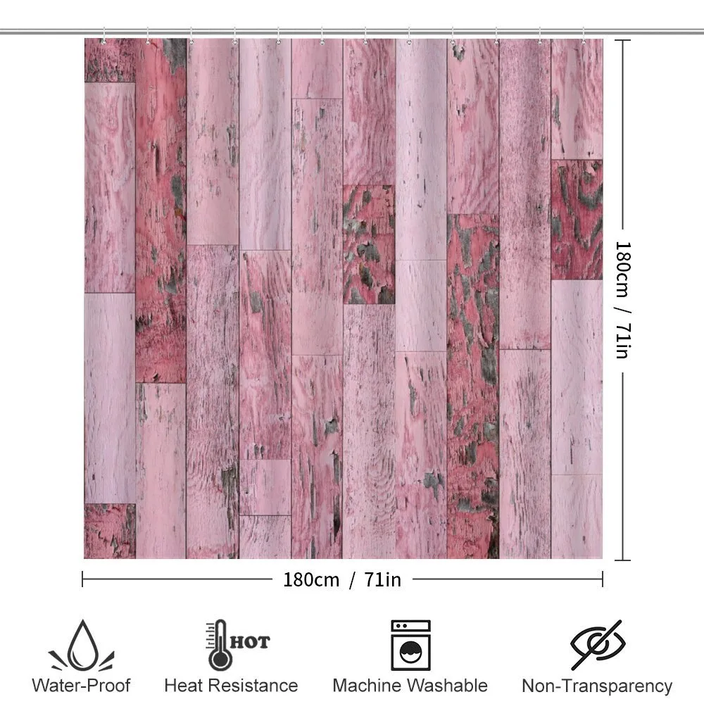 Pink Toned Rustic Planks — Detail 2