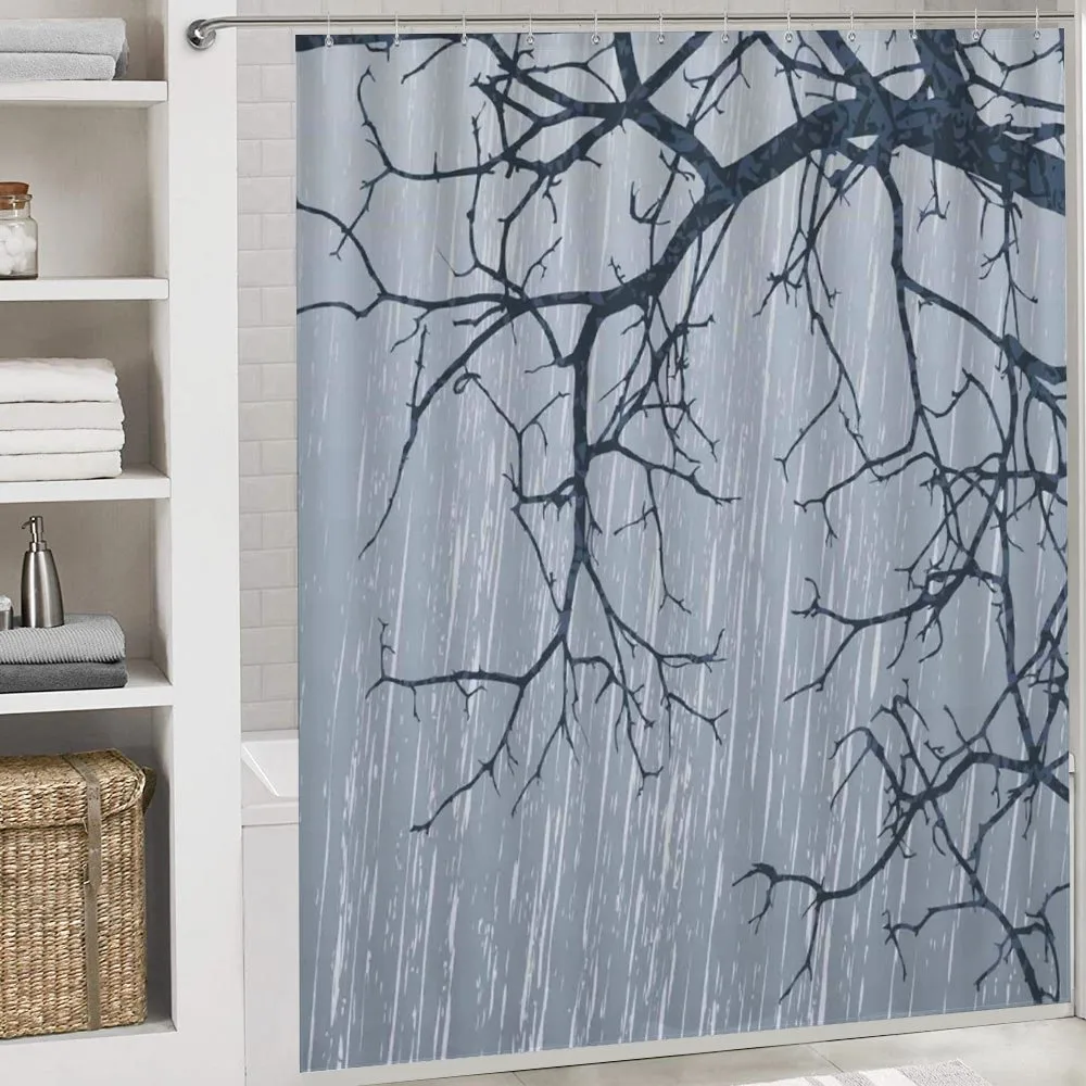 Rainy Day Winter Branches — Detail 4