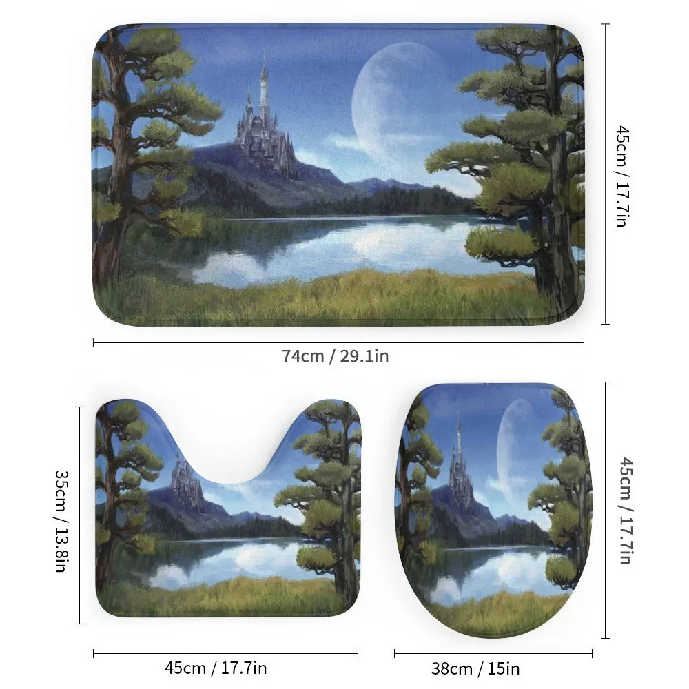 Riverside Lake Scene — Detail 1