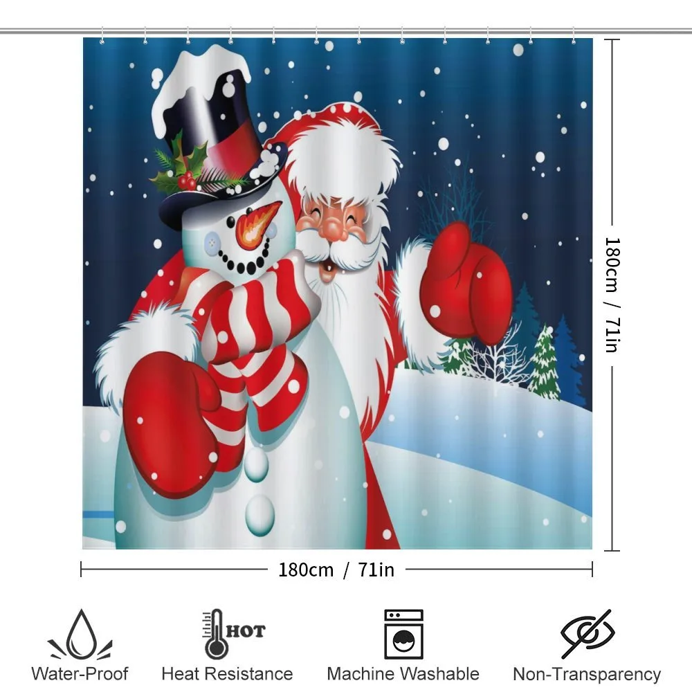 Santa Snowman Hug — Detail 2