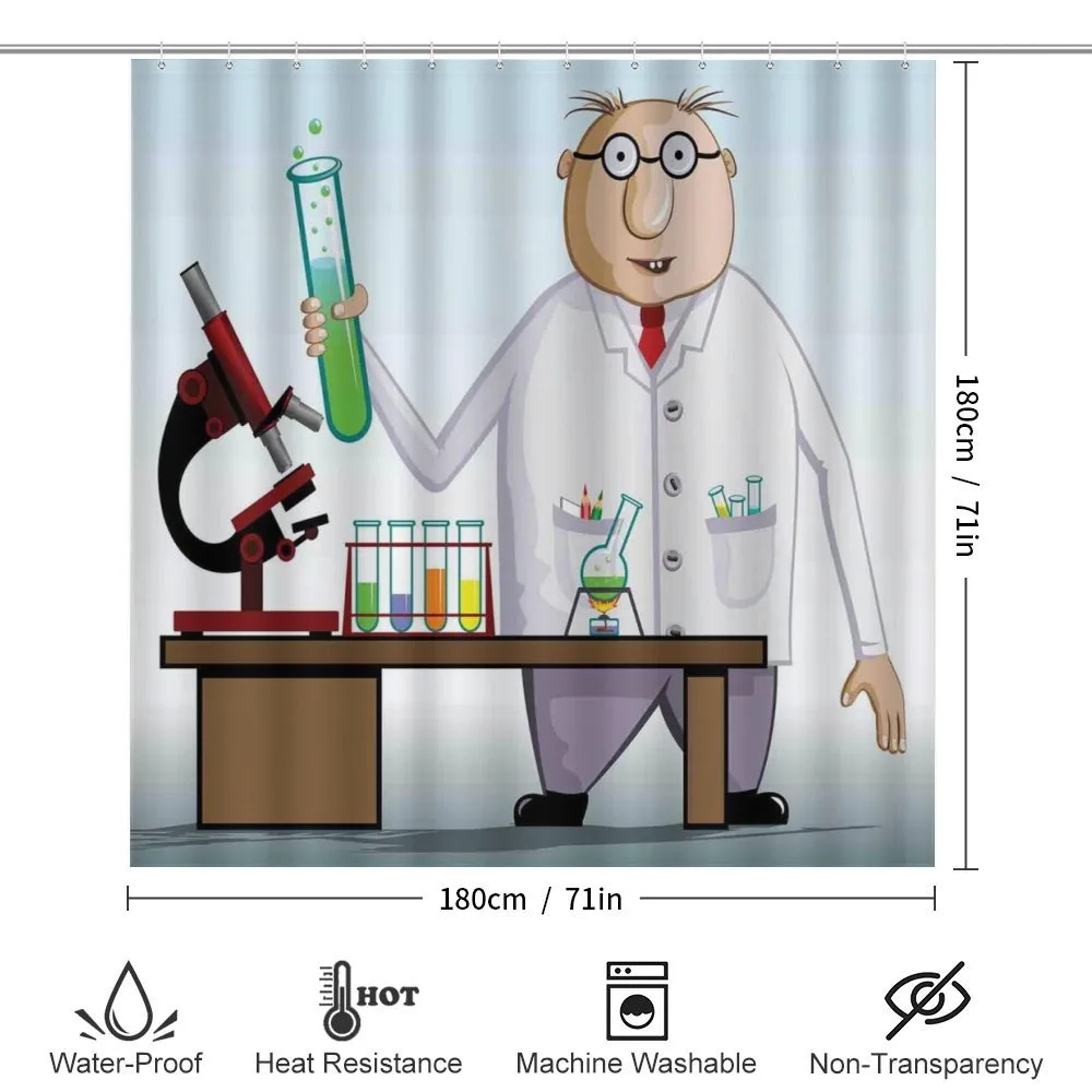 Scientist Chemist Test Tubes — Detail 2