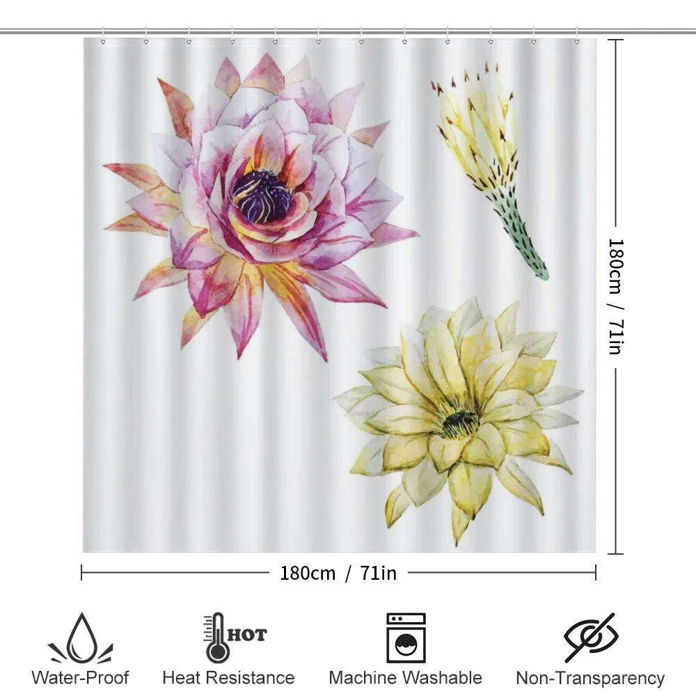 Watercolored Flowers — Detail 2