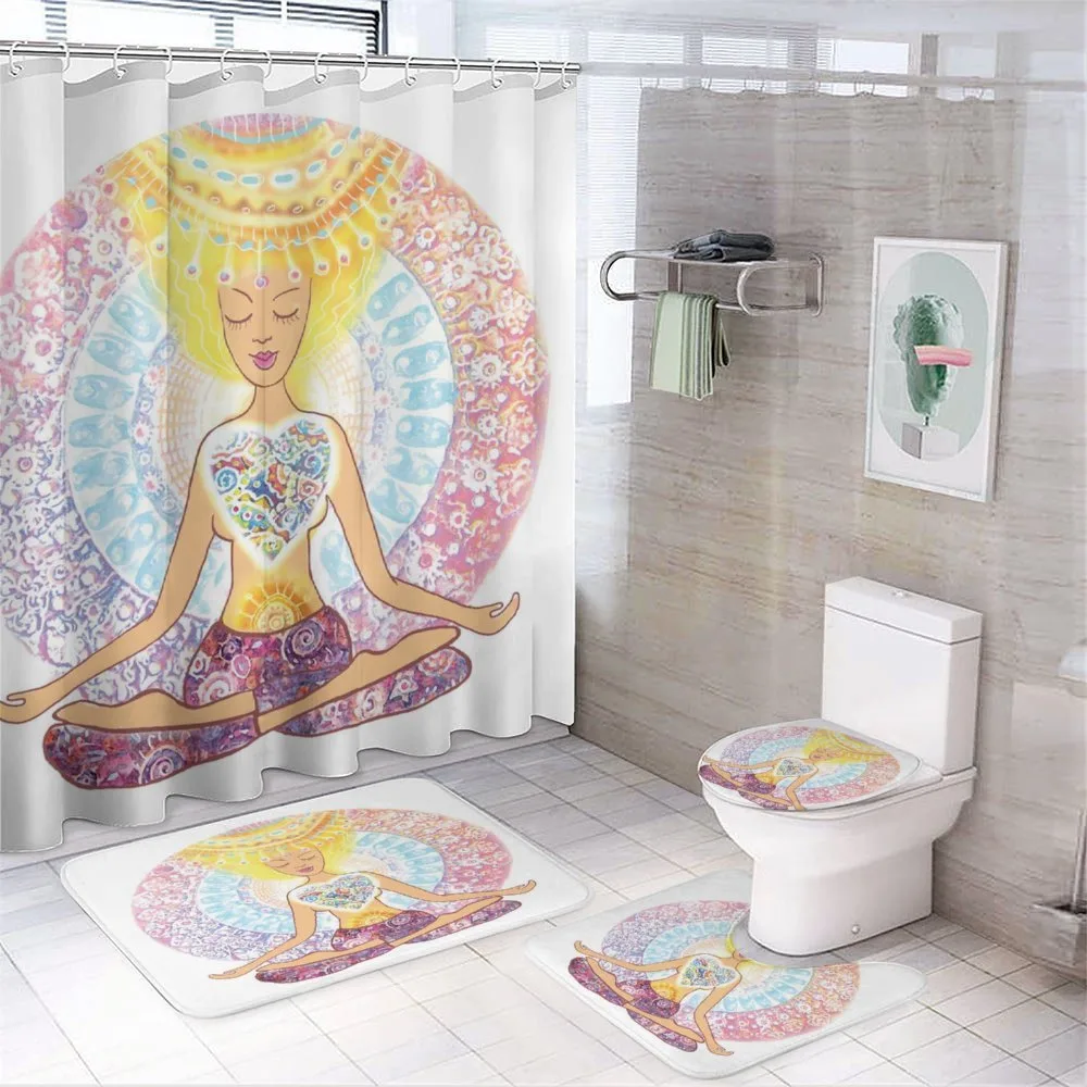 Woman in Lotus Position — Your design