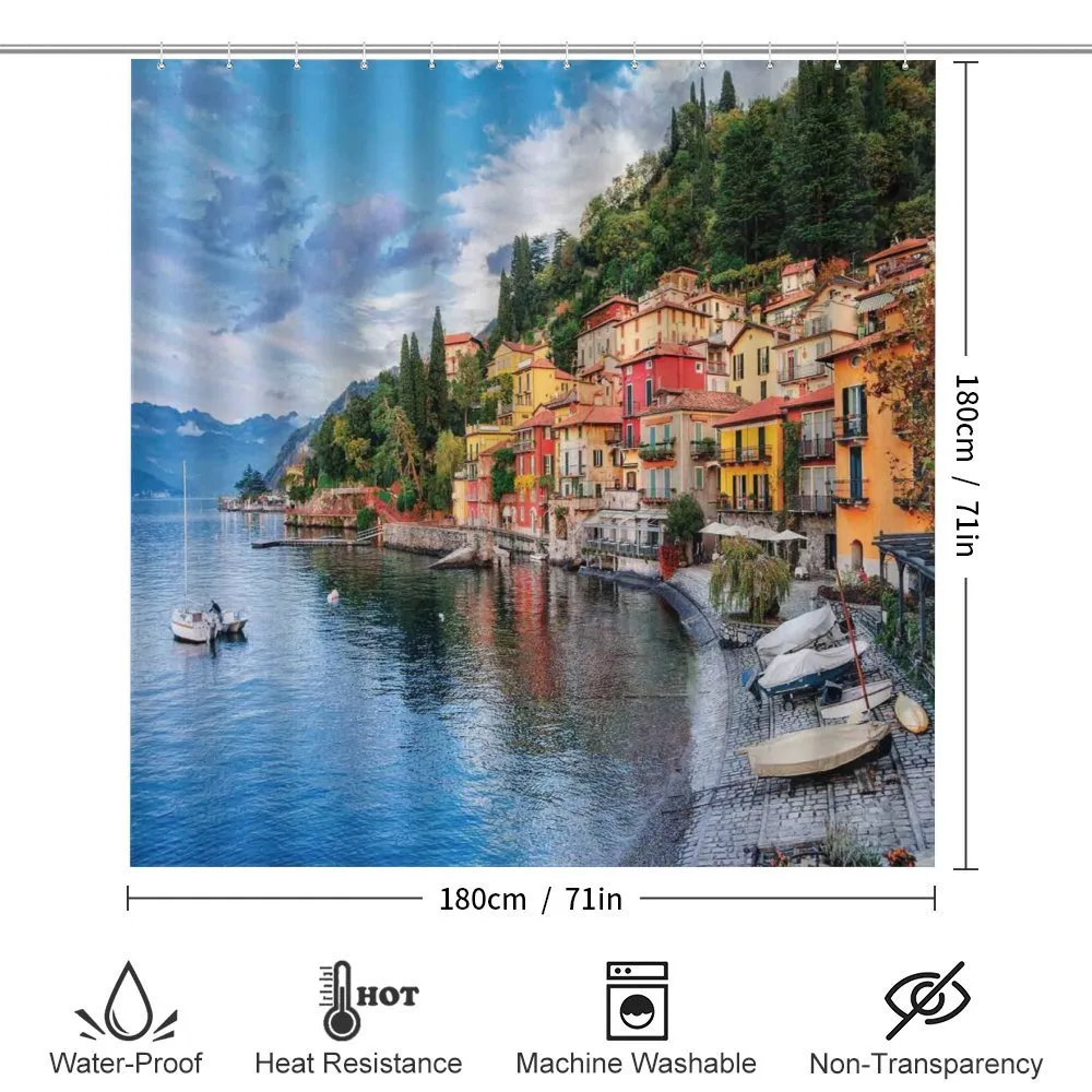 Yacht Boat Idyllic Town — Detail 2