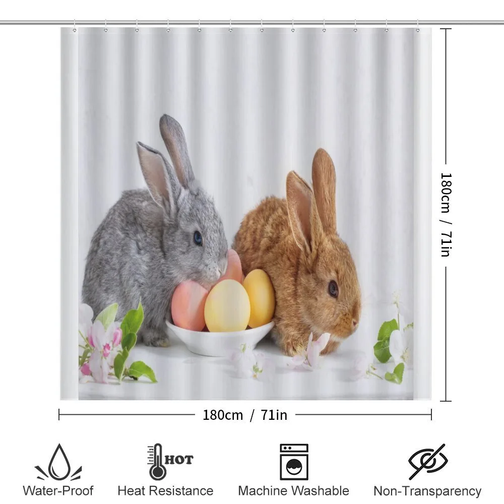 2 Rabbits with Eggs — Detail 2