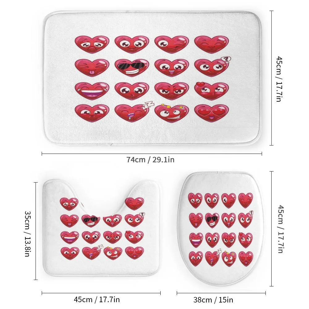 Abstract Cartoon Hearts — Detail 1