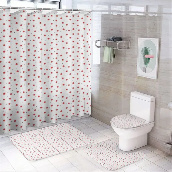 Calico Style Bloom on a shower curtain