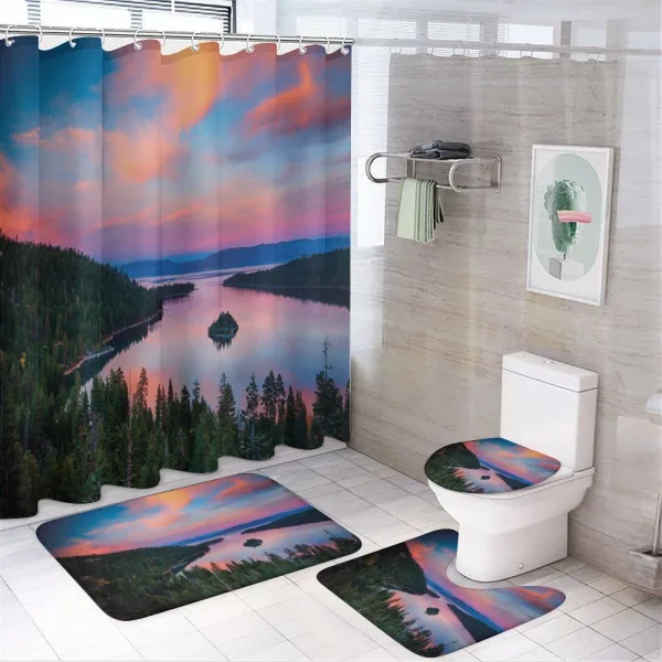 California Photo on a shower curtain