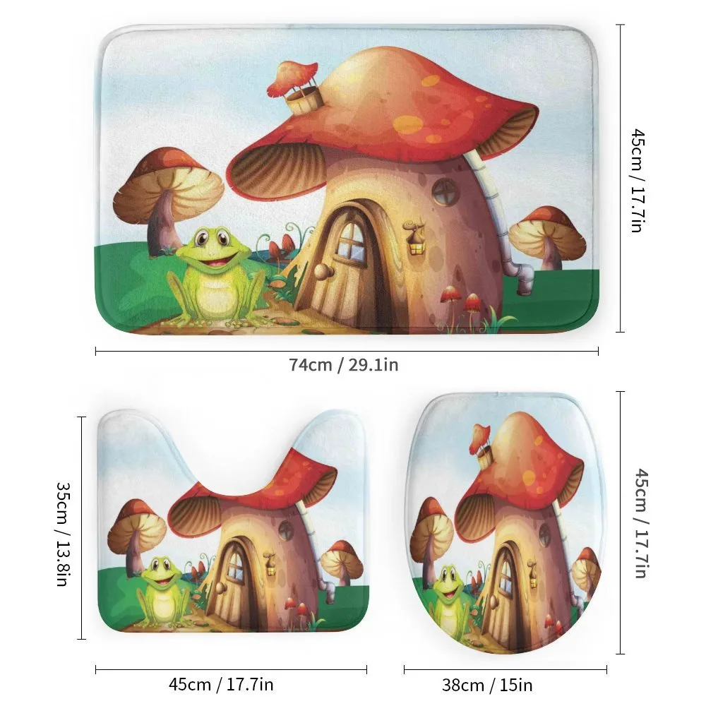 Cartoon Mushroom Houses — Detail 1