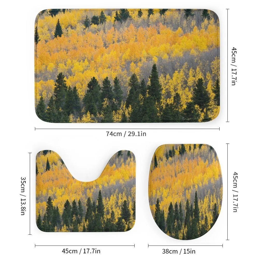 Colorful Aspen Trees USA — Detail 1