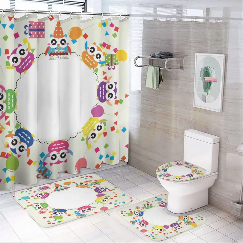 Colorful Funny Owls — Your design