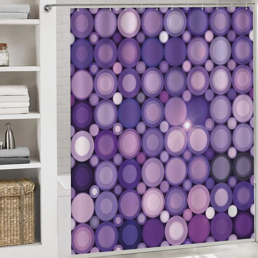 Geometric Violet Circles — Detail 4