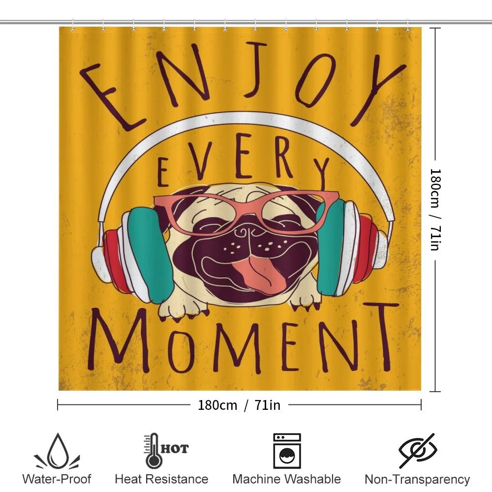 Happy Dog Listening Music — Detail 2