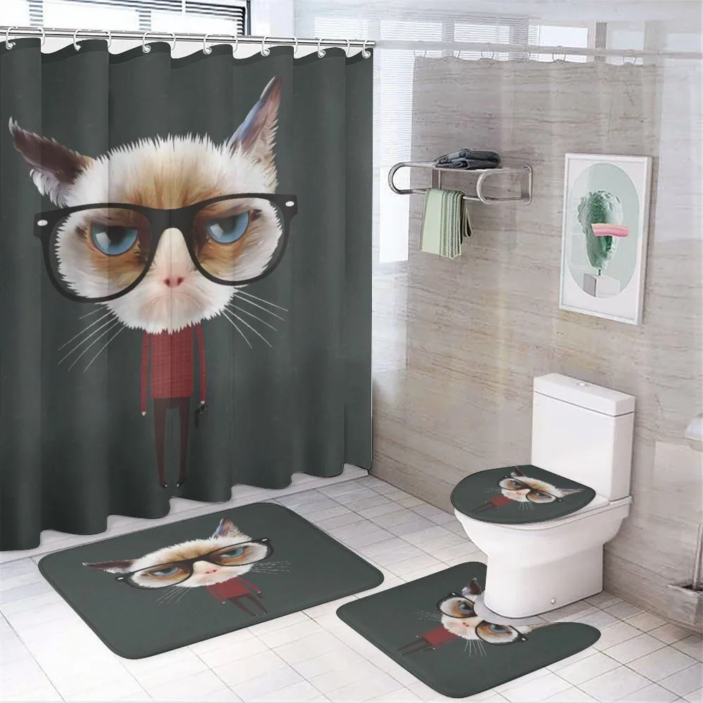 Hipster Feline with Giant Head — Your design