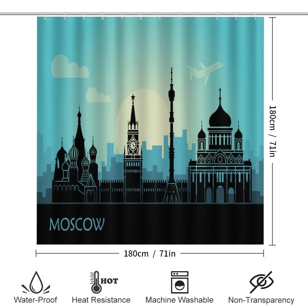 Moscow City Line Skyline — Detail 2