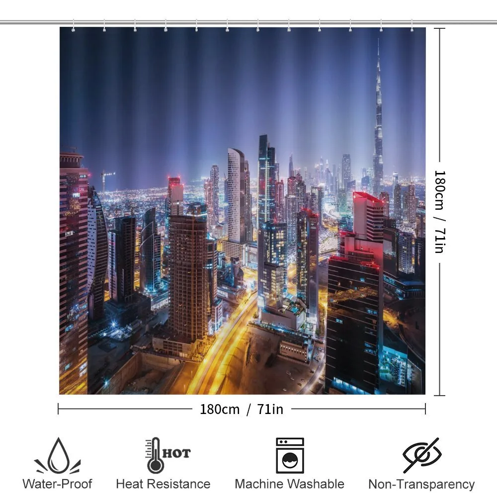 Night Dubai Tourist Travel — Detail 2