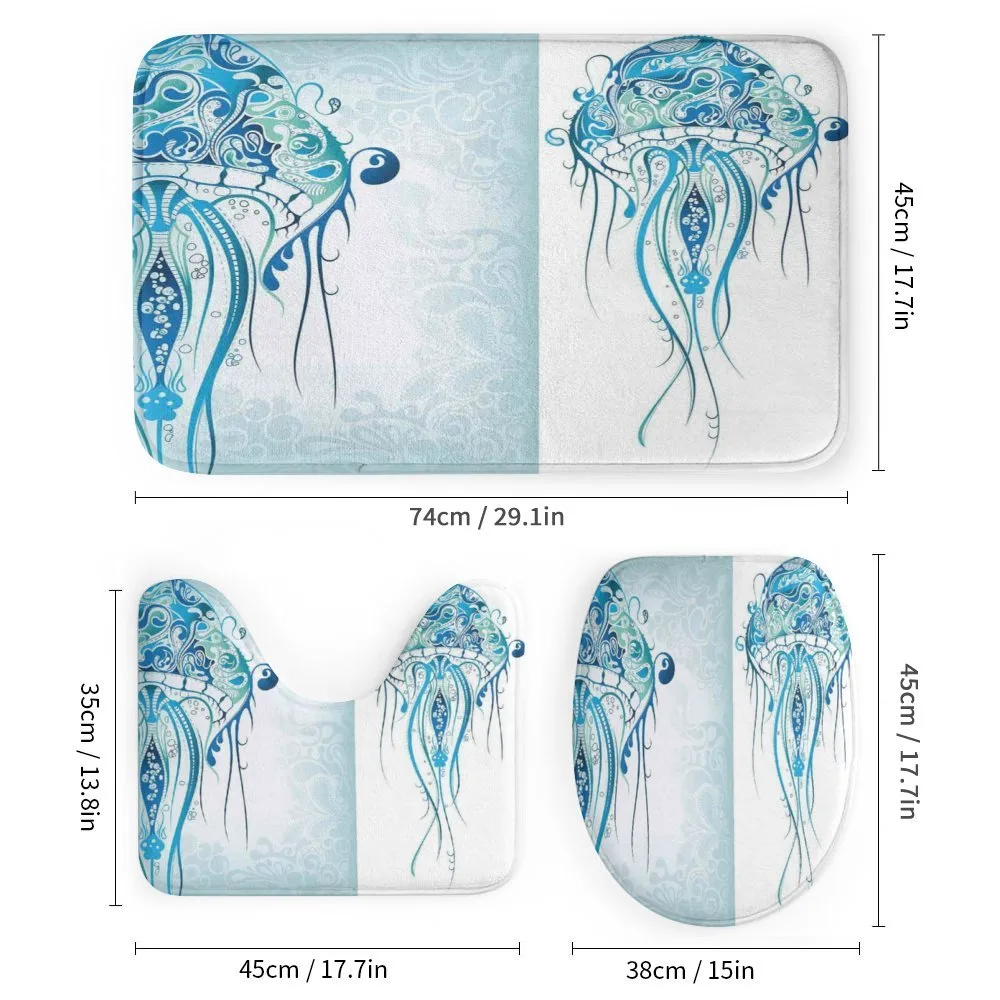 Ocean Jellyfish Paisley — Detail 1
