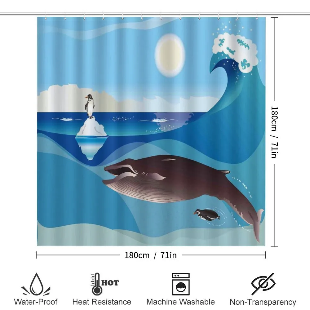 Penguin Wave in Pole — Detail 2