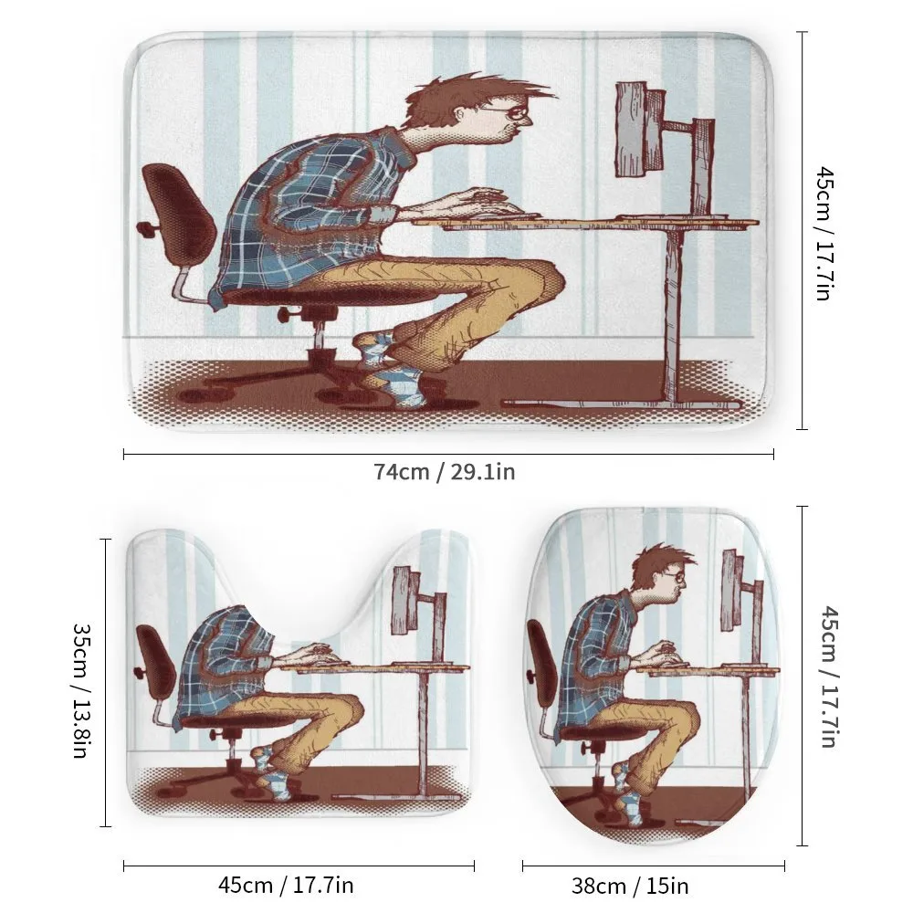 Programmer Workaholic Guy — Detail 1