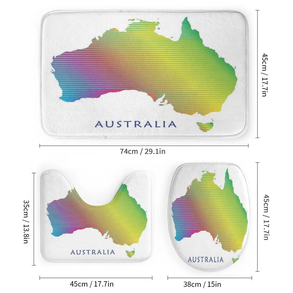 Rainbow Stripe Map — Detail 1