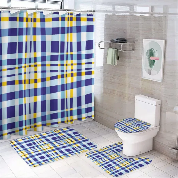 Scottish Tartan on a shower curtain