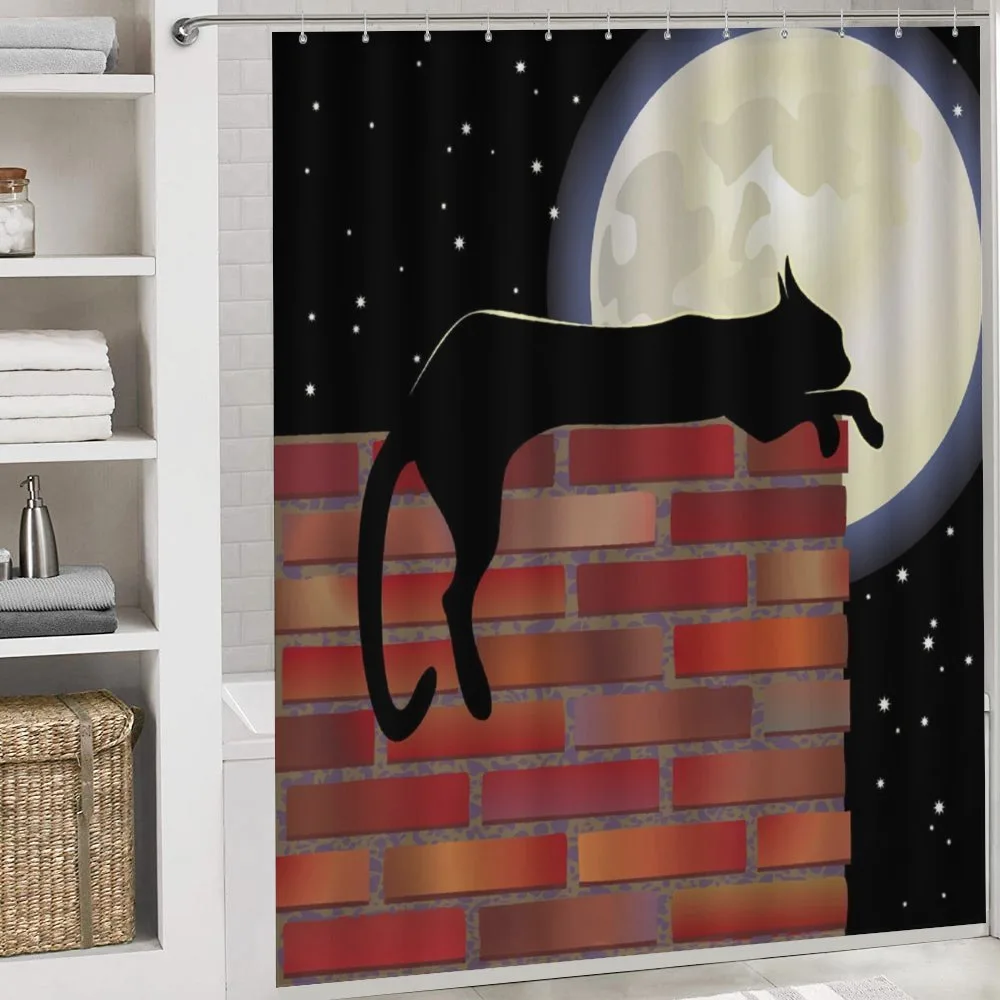 Sillhouette Cat Resting — Detail 4