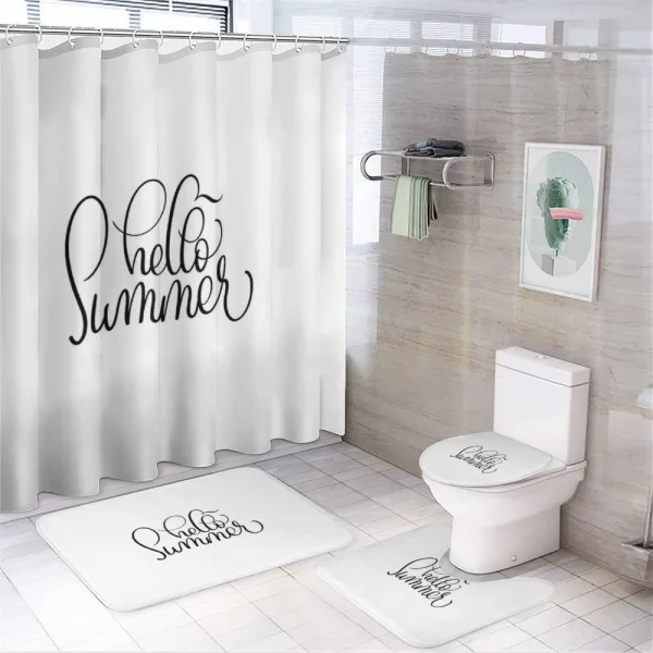 Vintage Swirly Style on a shower curtain