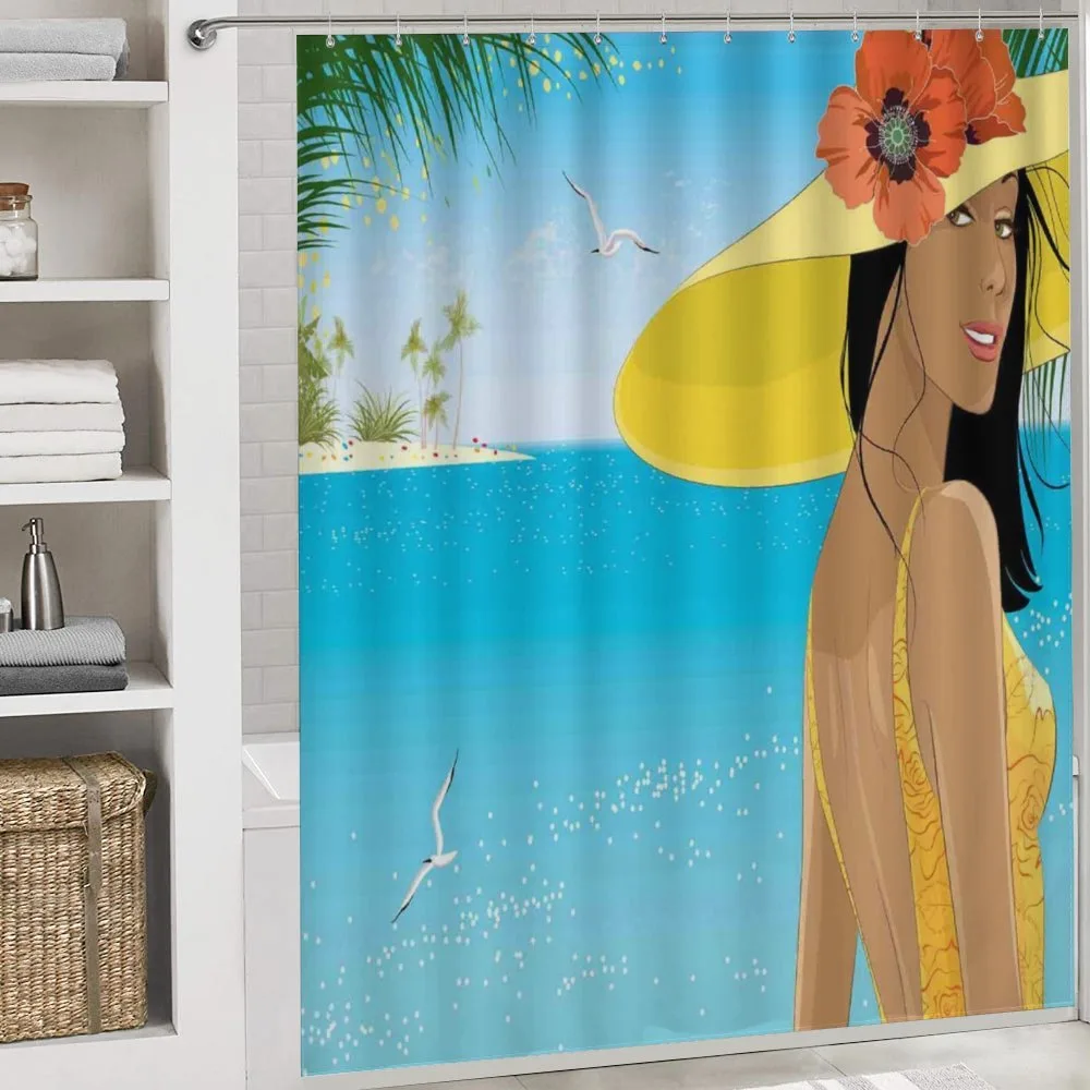 Young Woman Tropical Sea — Detail 4