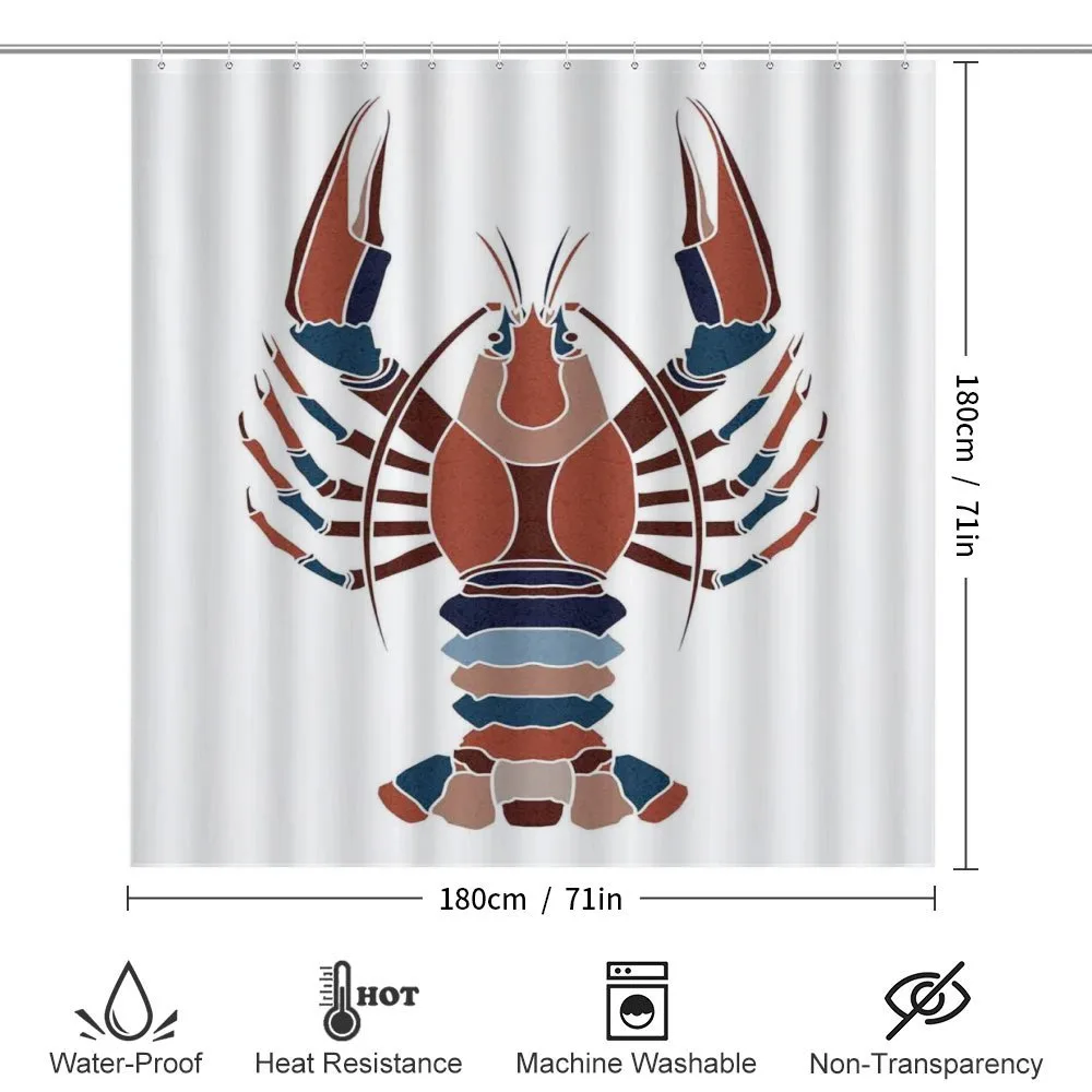 Abstract Crayfish Print — Detail 2