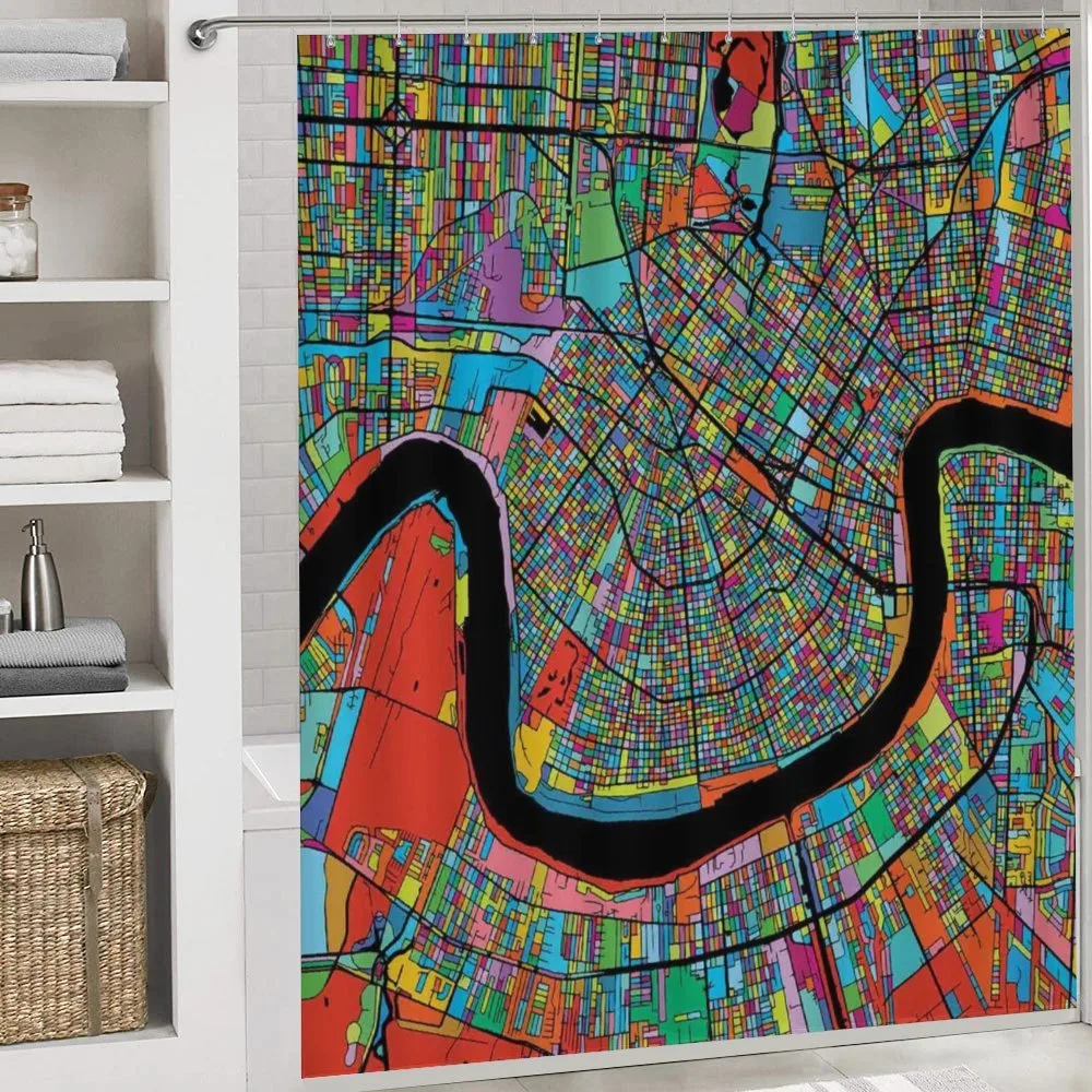Colorful City Map — Detail 4