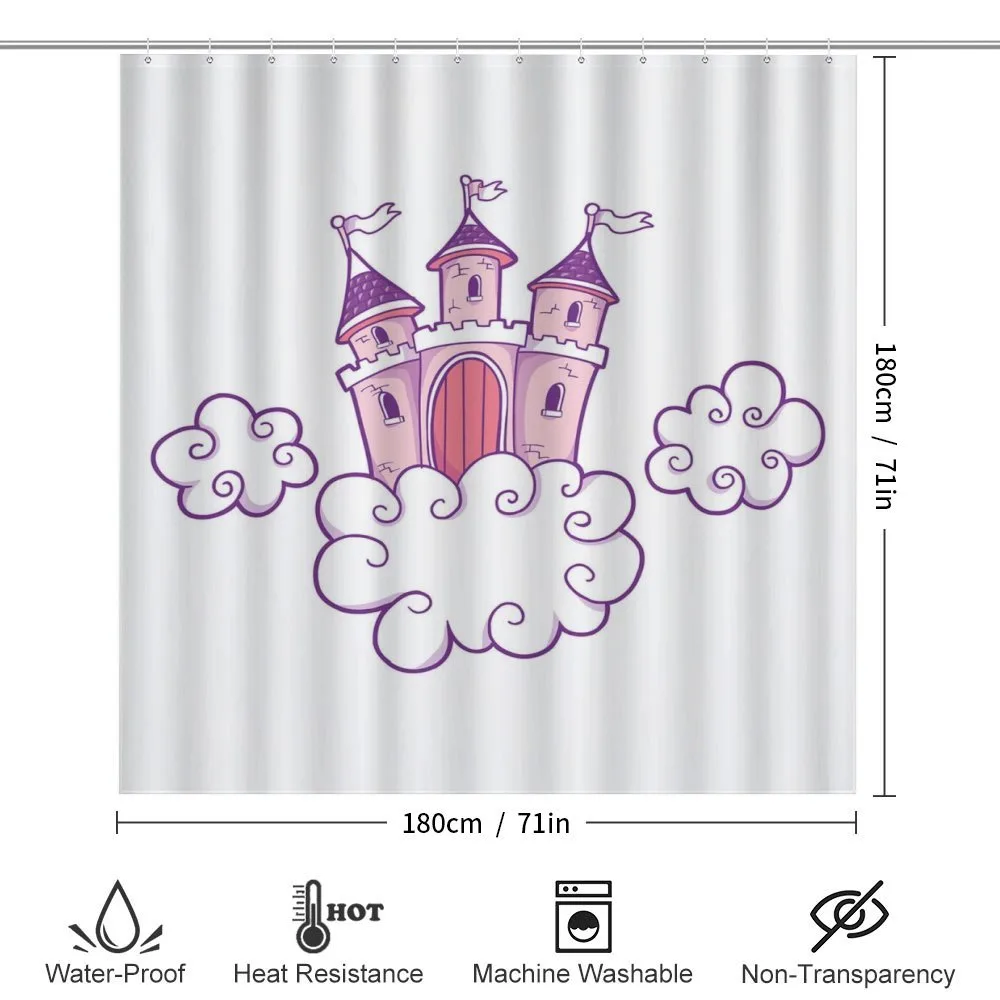 Dreamy Fortress Clouds Art — Detail 2