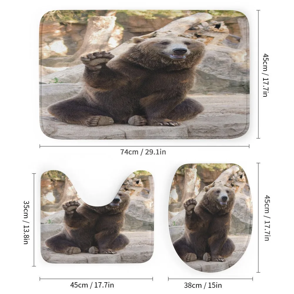Friendly Animal Waving Paw — Detail 1