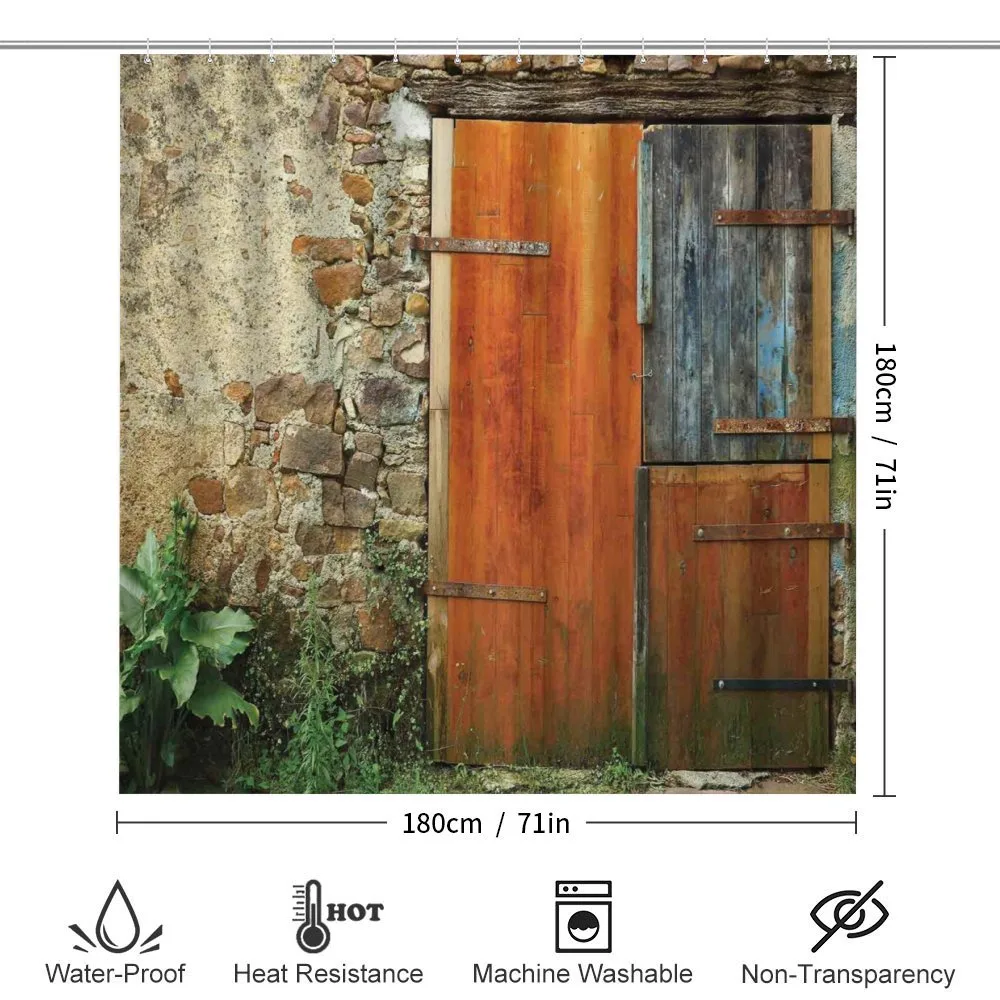 Old French Wooden Door — Detail 2