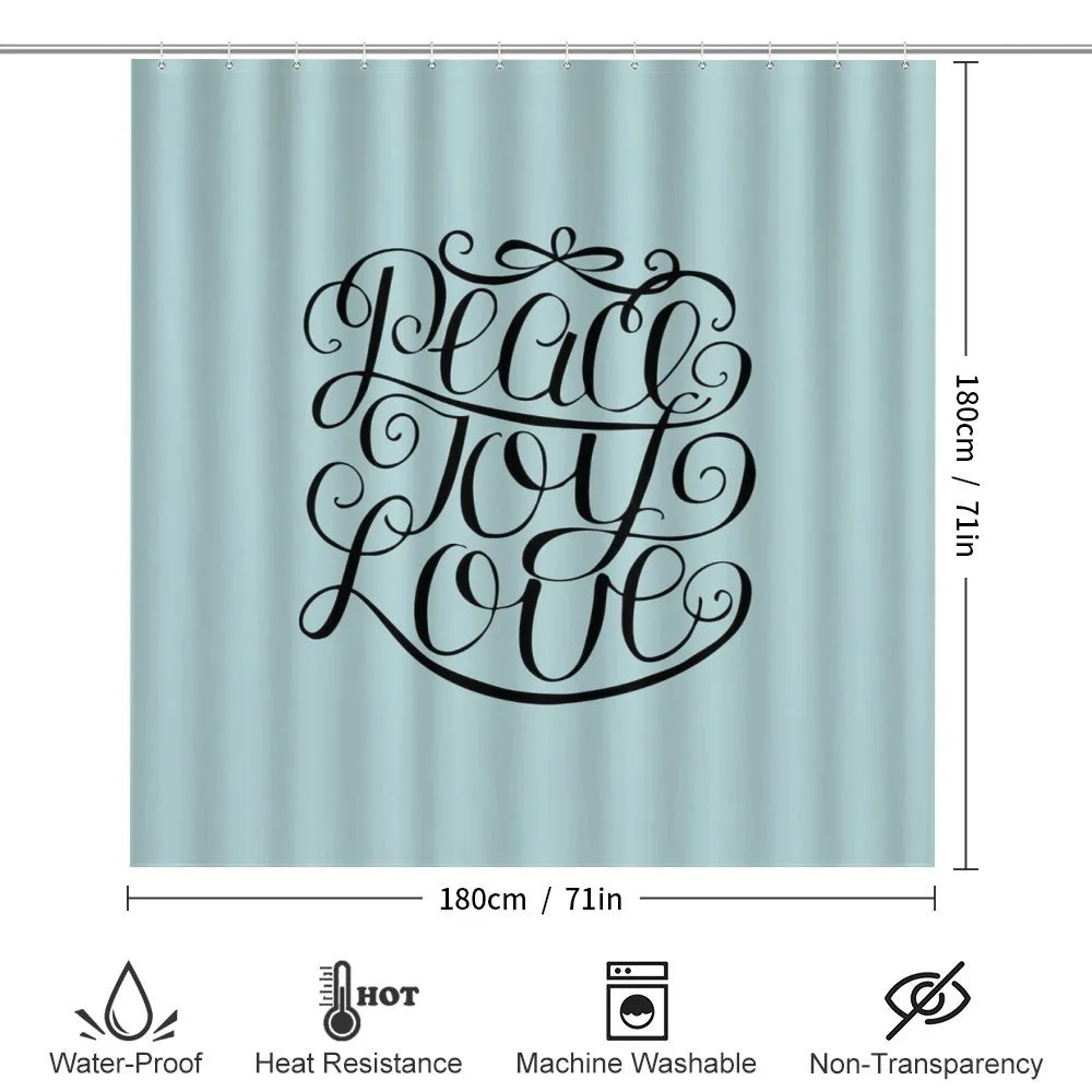 Peace Love Joy Lettering — Detail 2