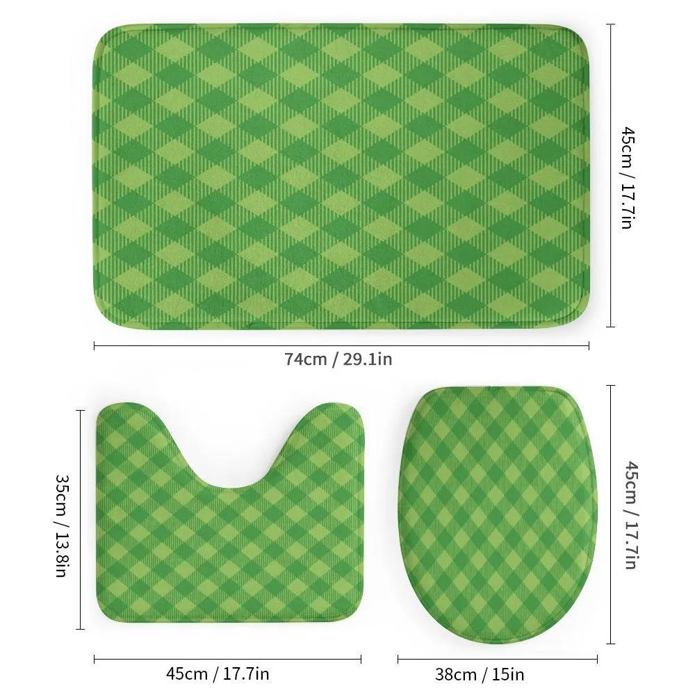 Retro Green Checkered — Detail 1