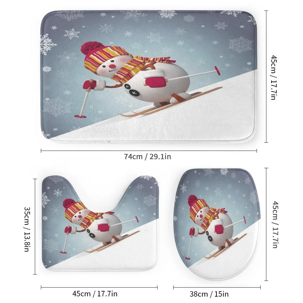 Skiing 3D Style Winter — Detail 1
