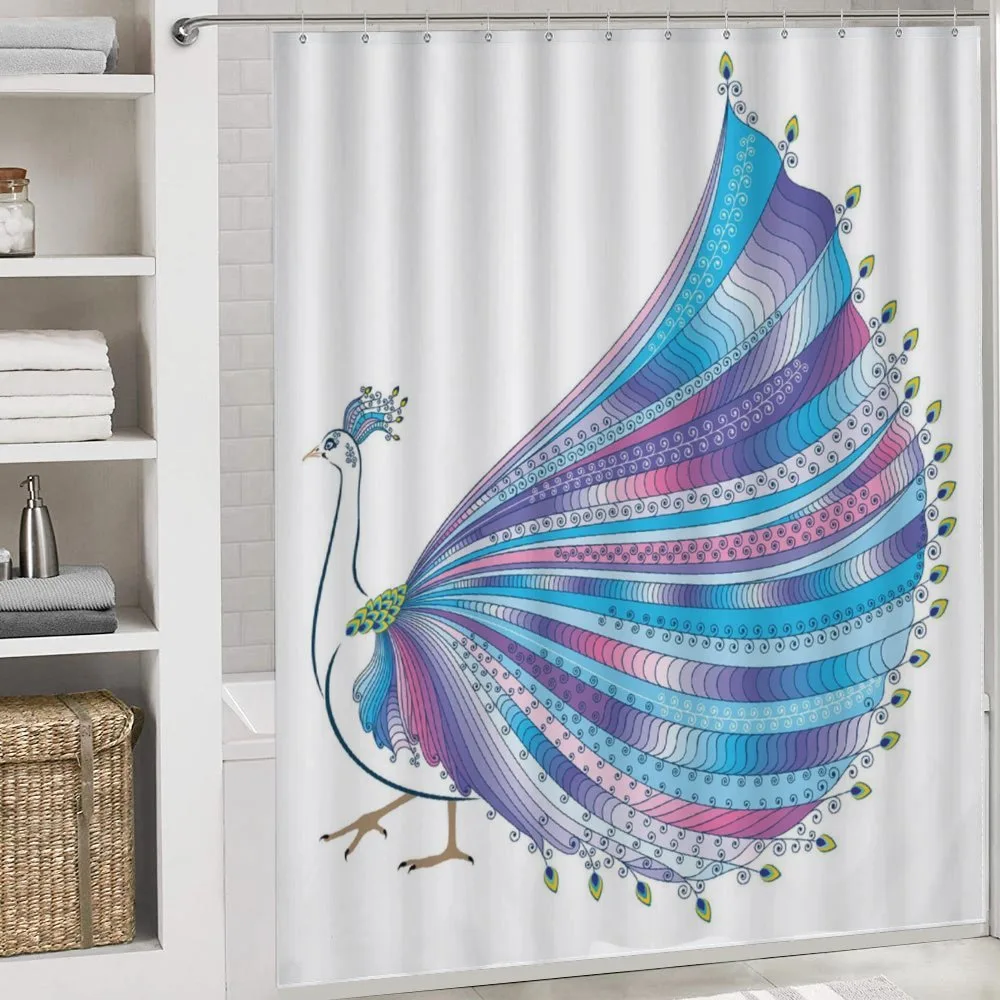 Stylized Peacock Feather — Detail 4