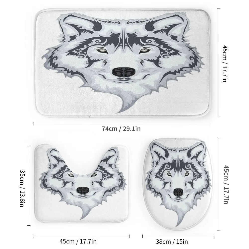 Tibal Wild Wolf Tattoo — Detail 1
