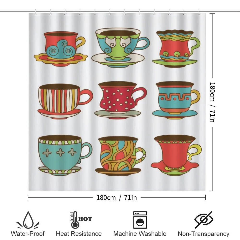 Vivid Teacup Design — Detail 2