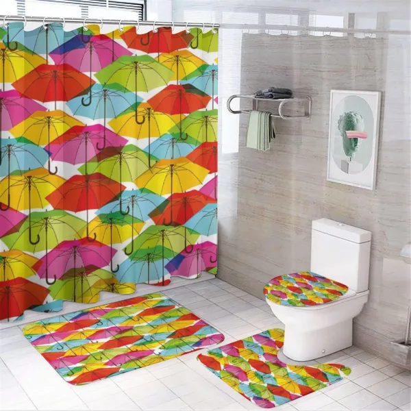 Vivid Umbrella on a shower curtain