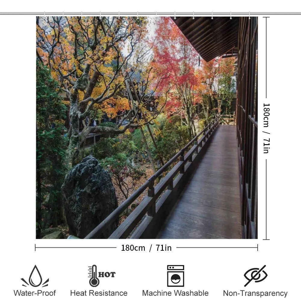 Wooden Balcony View — Detail 2