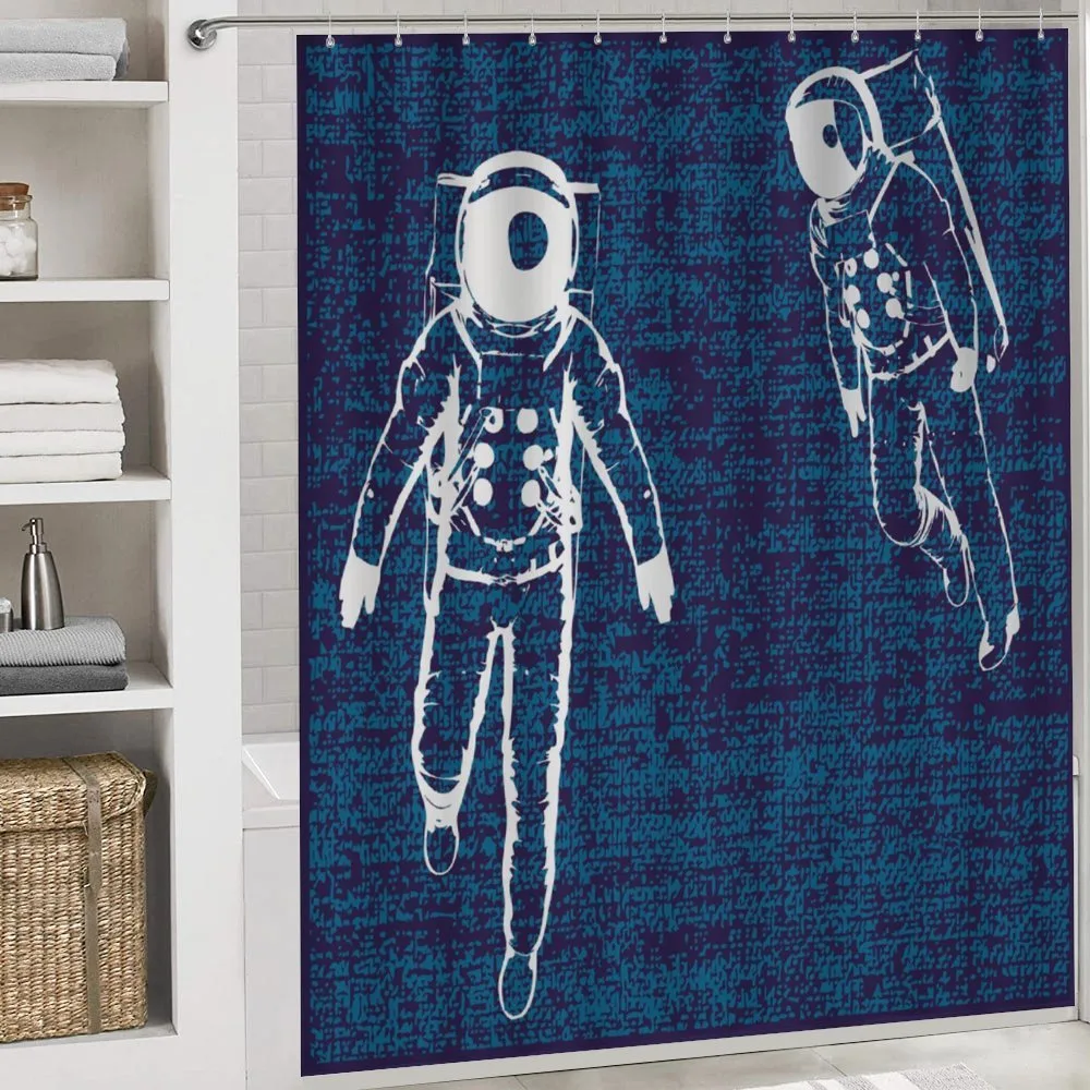 Astronauts Floating — Detail 4