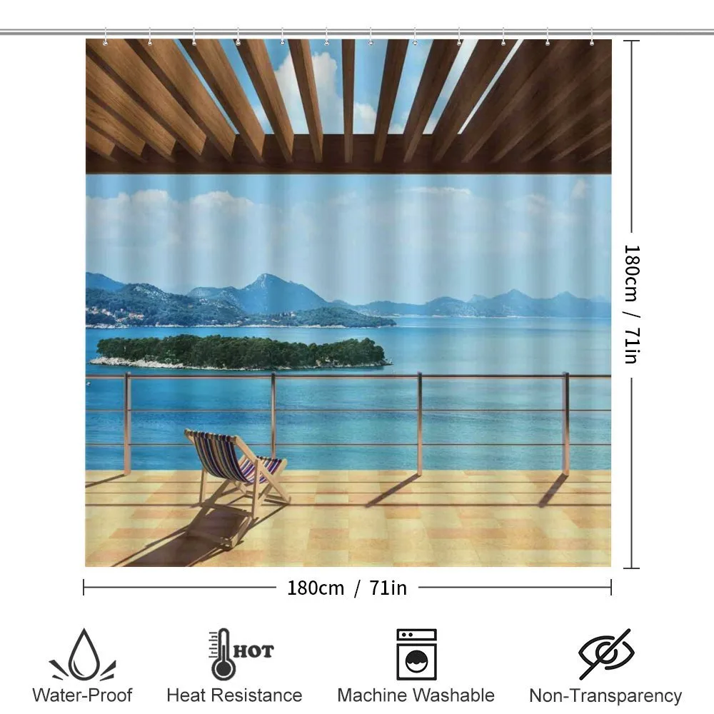 Balcony Panoramic Seascape — Detail 2