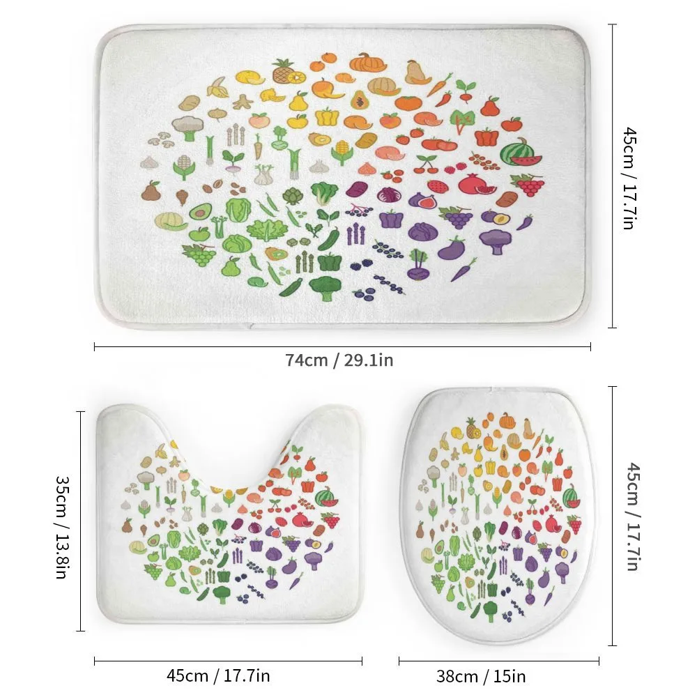 Colorful Food Circle — Detail 1