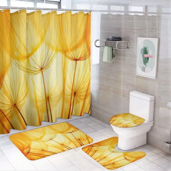 Dandelion Summer Garden on a shower curtain