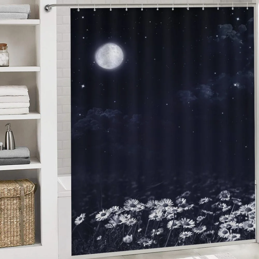 Dark Night White Daisies — Detail 4